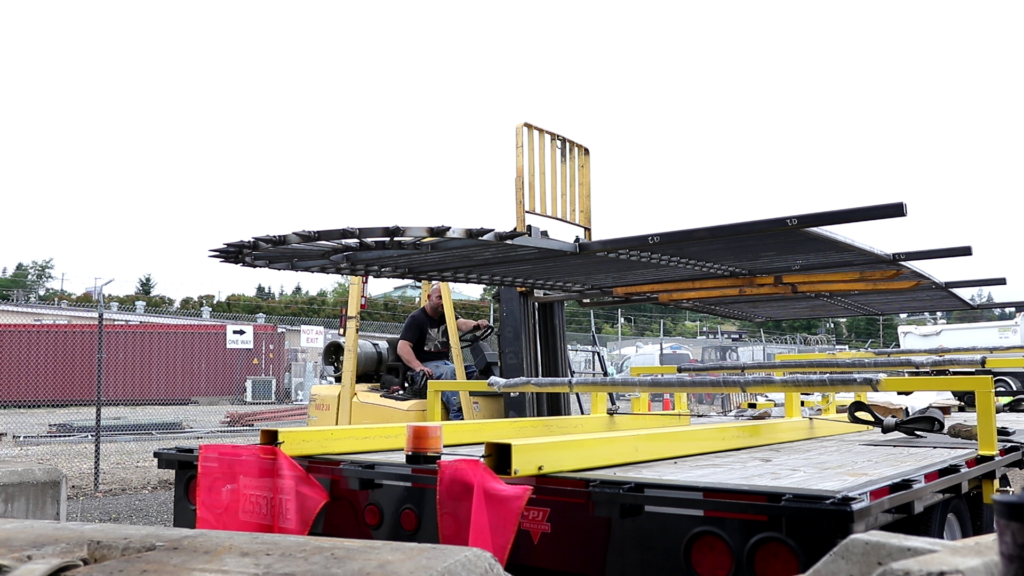Shop Fence Forklift